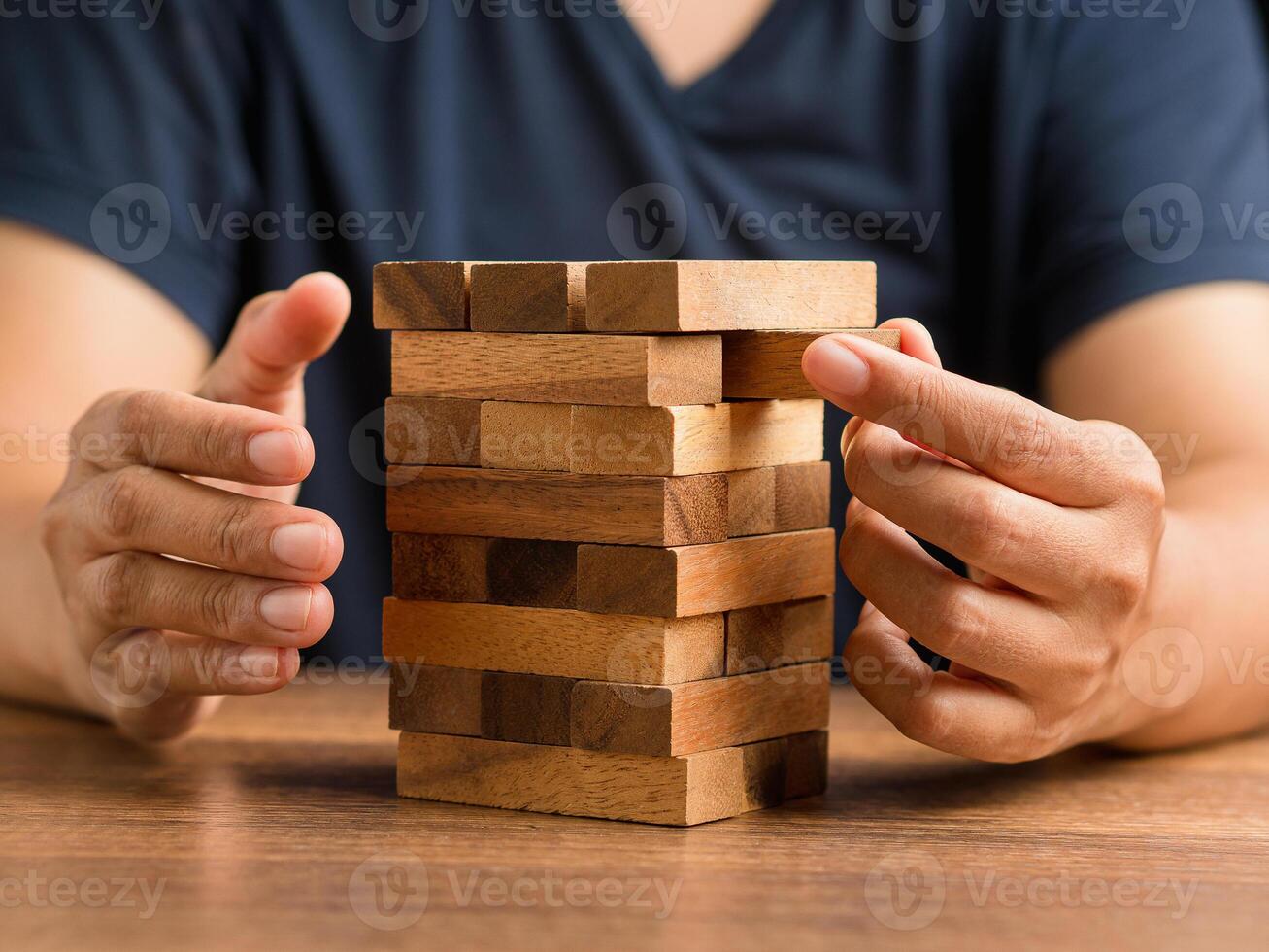 Risk of management and strategy plans for business growth and success concept photo