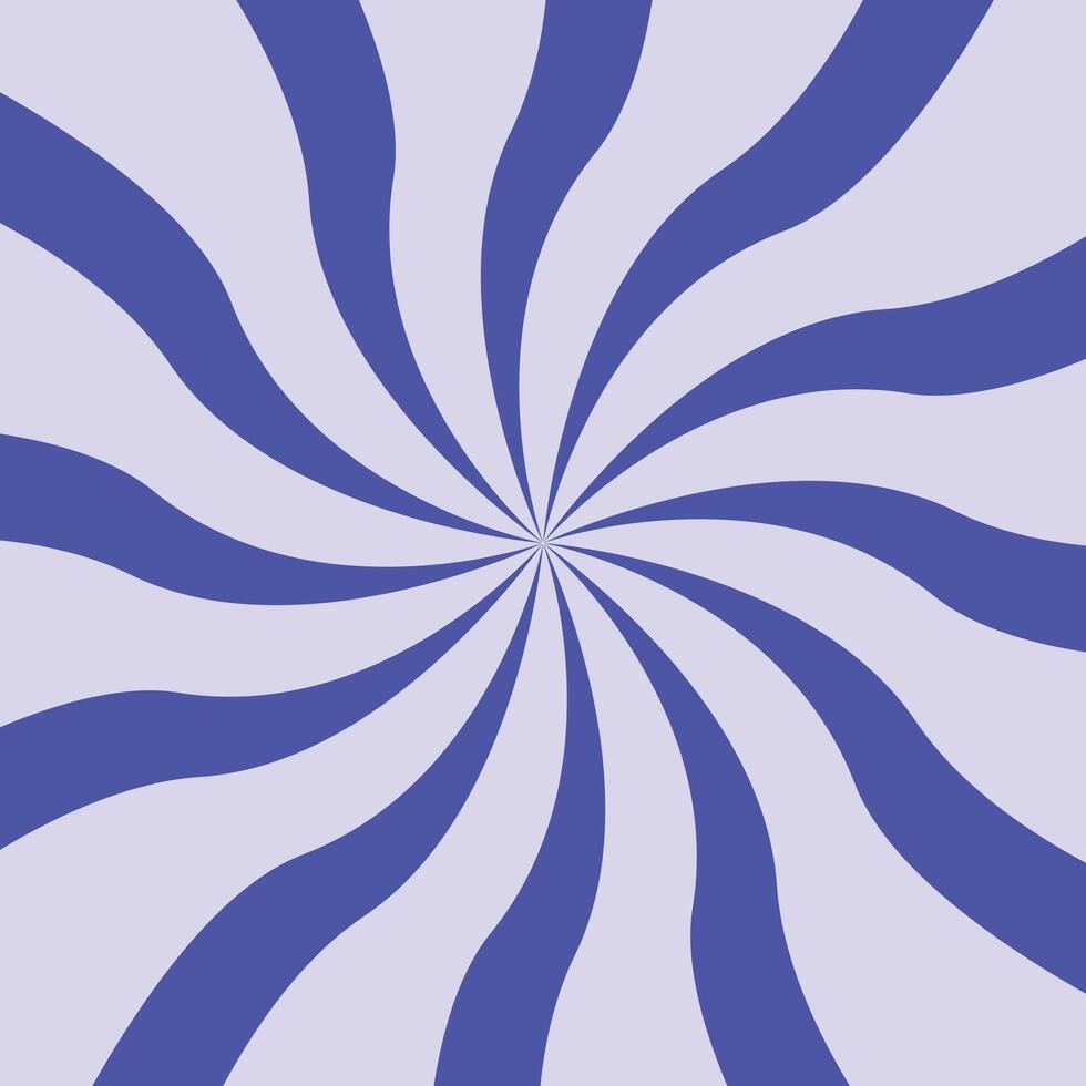 Candy color sunburst background. Swirl blue cream sunbeams design wallpaper. Colorful spinning lines for template, banner, poster, flyer. vector