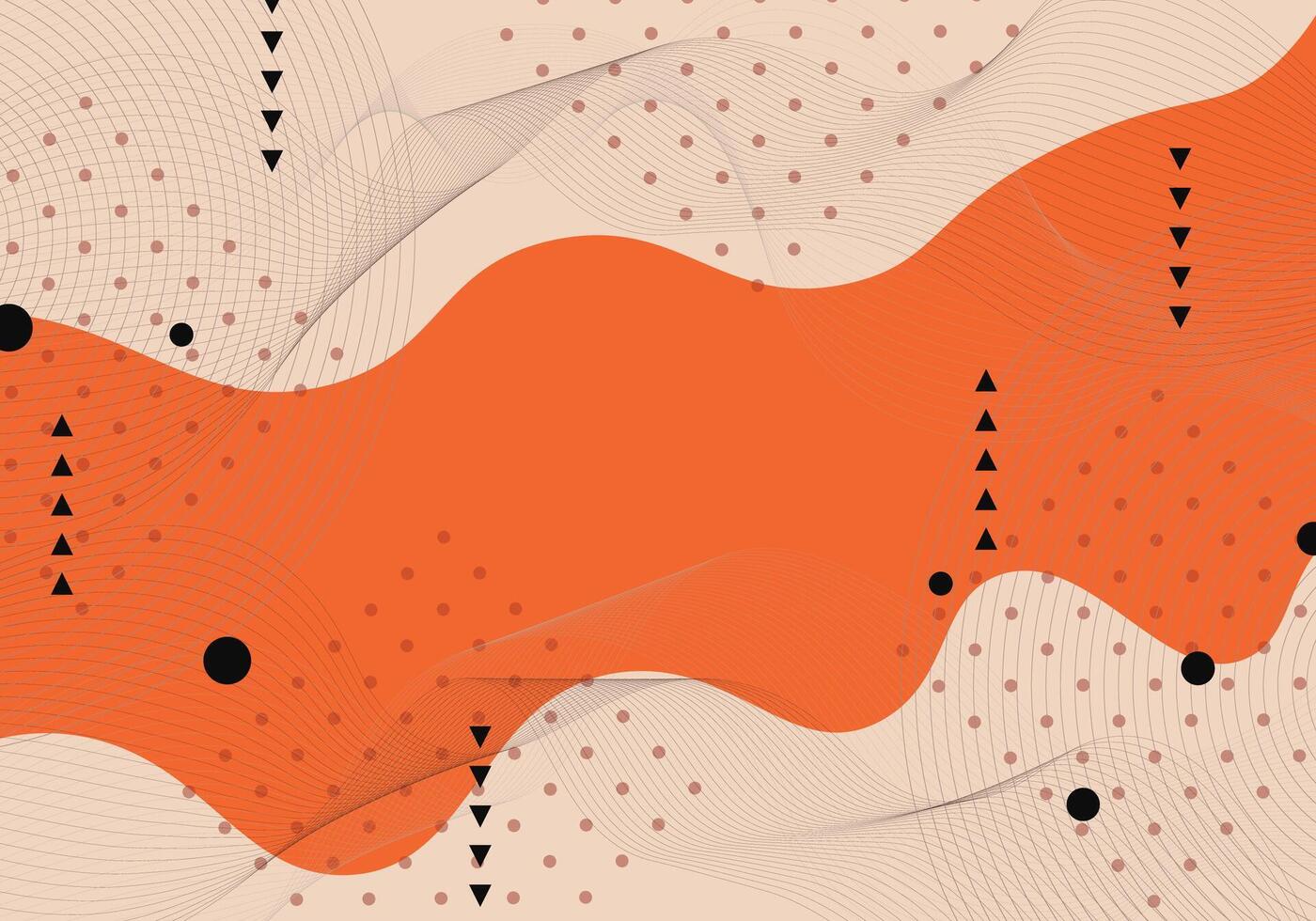 Wave lines background. vector