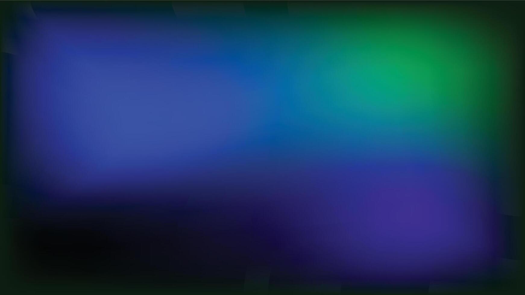 Background gleam dark violet blue green gradient. Texture silk glow blurred. Illustration defocus abstraction. vector