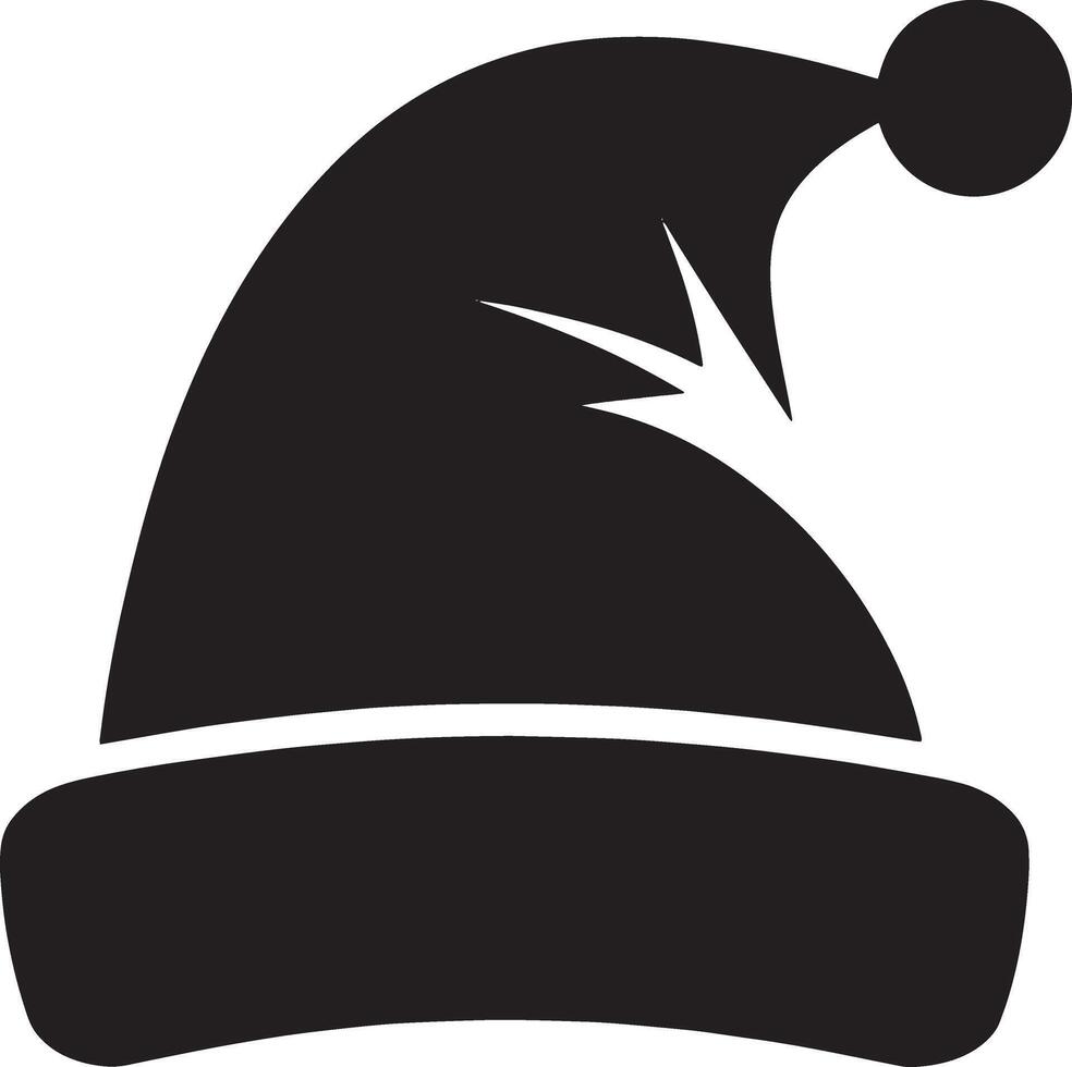 Festive Santa Hat Art Collection vector