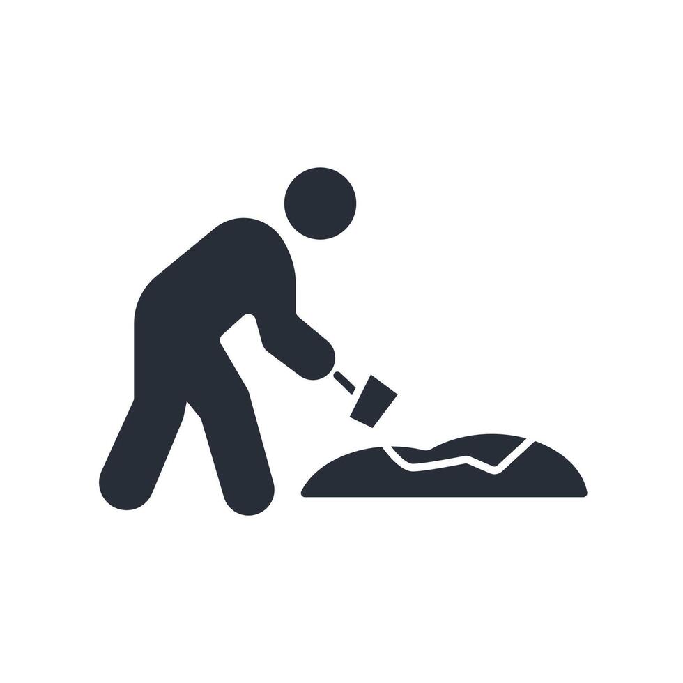 work in progress icon. .Editable stroke.linear style sign for use web design,logo.Symbol illustration. vector