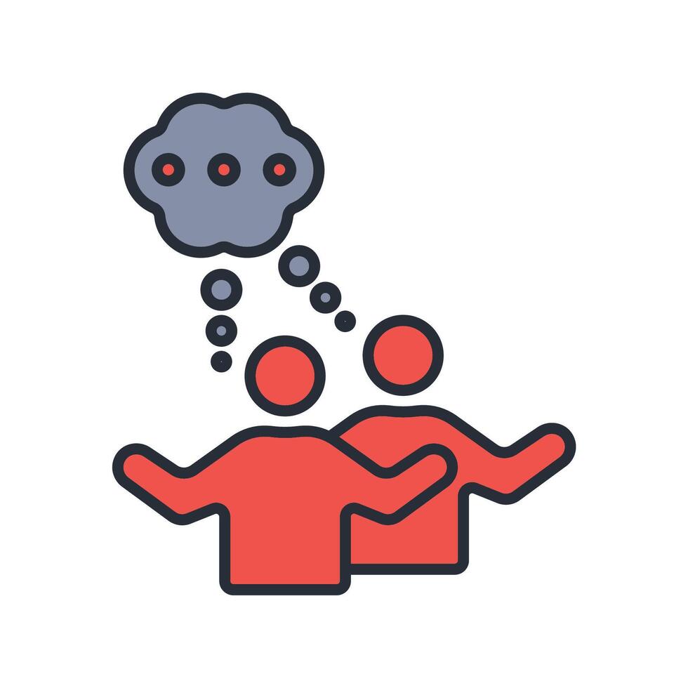 brainstorm icon. .Editable stroke.linear style sign for use web design,logo.Symbol illustration. vector