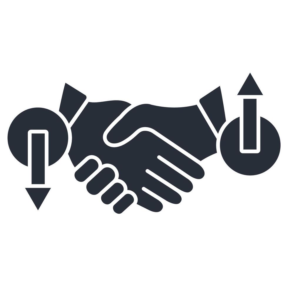 trading icon. .Editable stroke.linear style sign for use web design,logo.Symbol illustration. vector