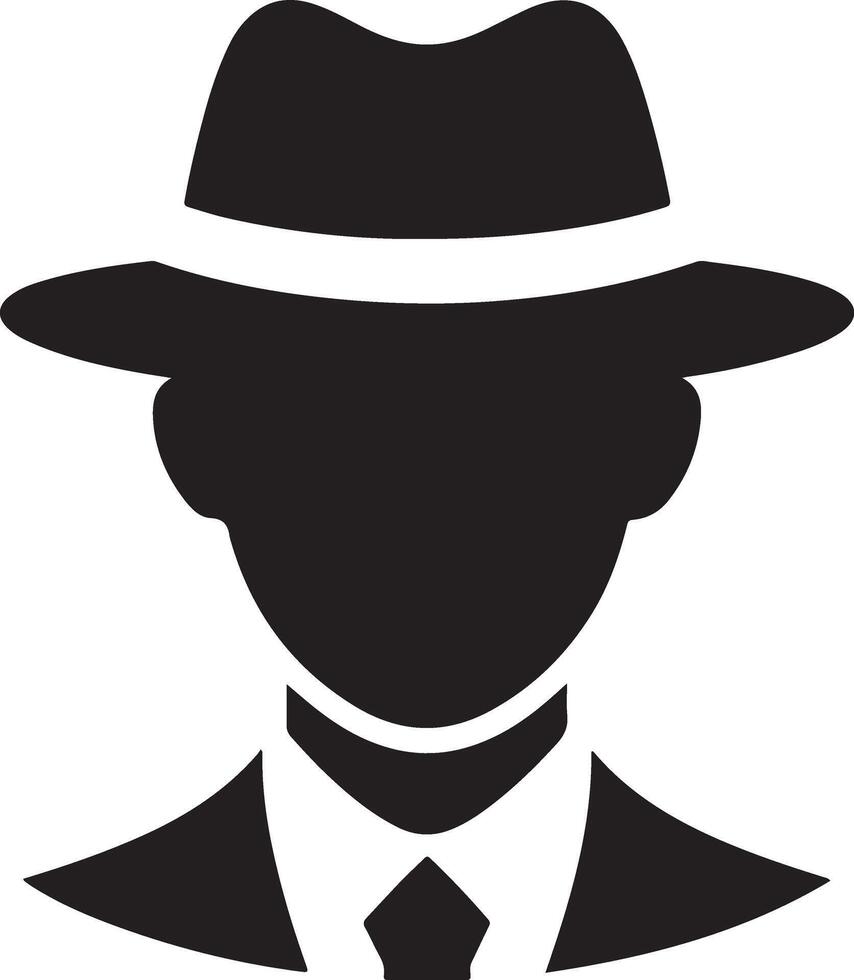 Versatile Hat Head Silhouette Graphics for Instant Download vector