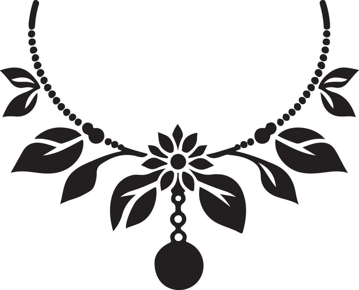 Artisan Women Silhouette Designs Enhanced with Jewelry Accessories vector