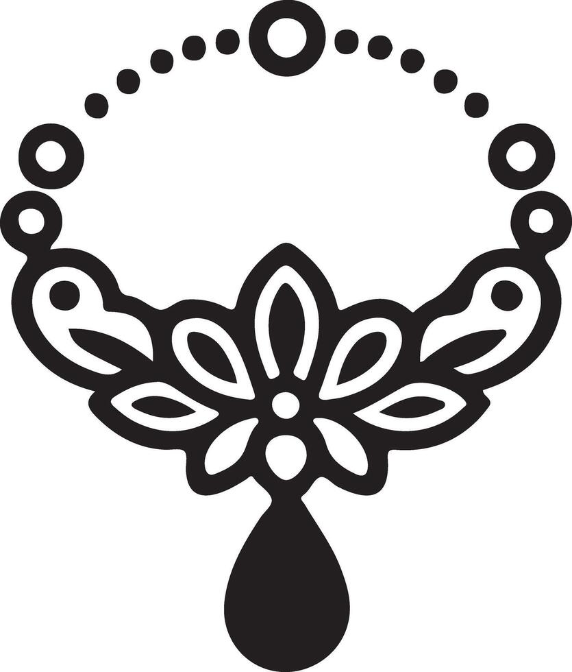 Stunning Jewelry and Accessories Silhouette Designs for Women vector