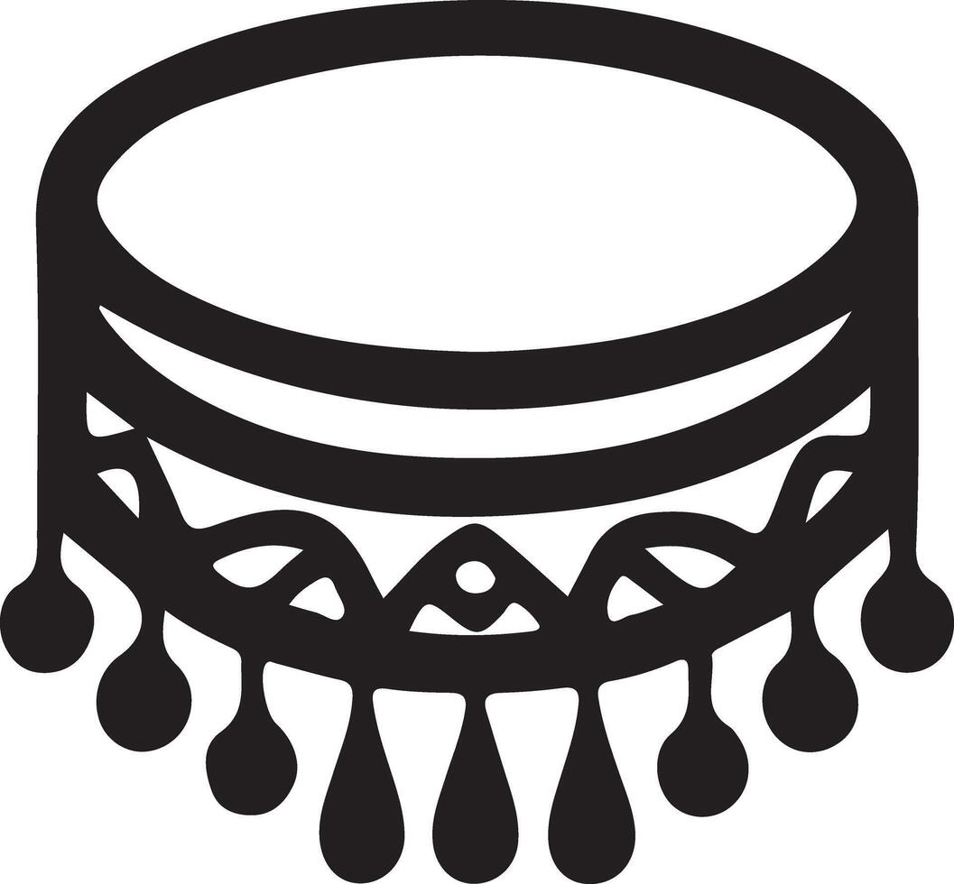 Unique Women Silhouette Illustrations Featuring Jewelry and Accessories vector