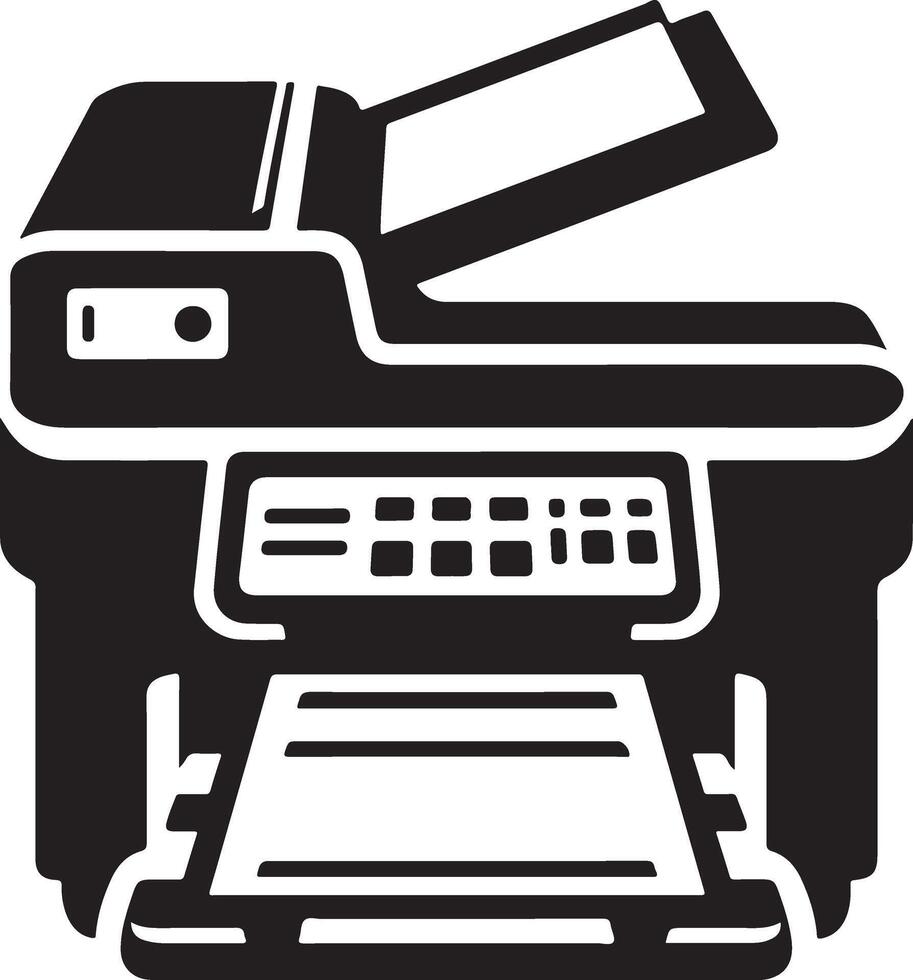 Illustration of Copying Machine Suitable for Branding vector