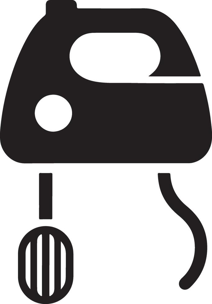 Electric Beater Illustration for Culinary Themes vector