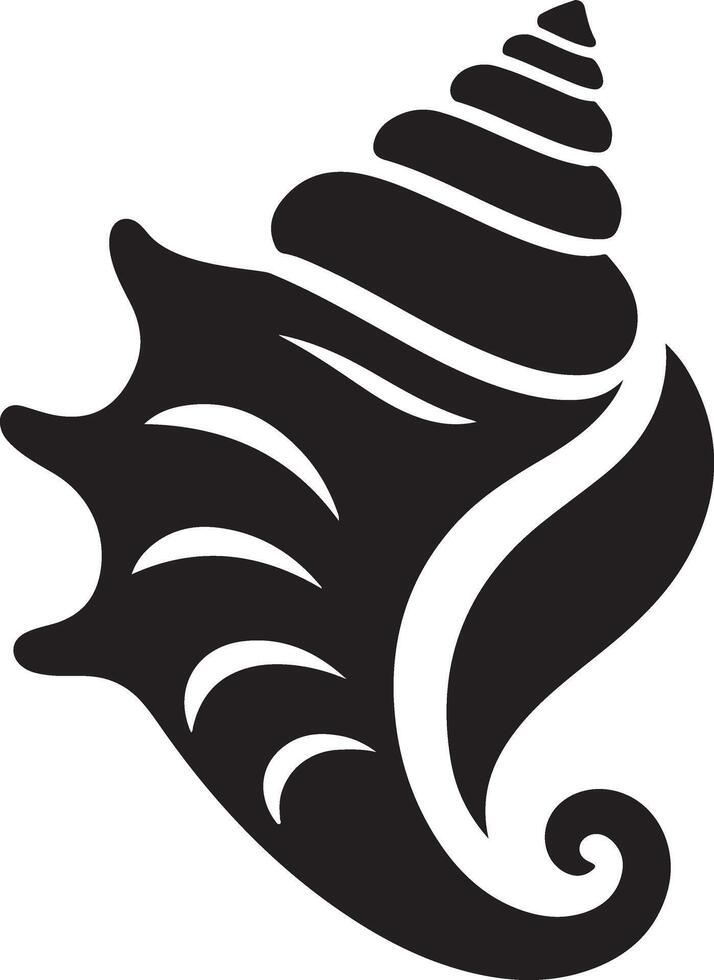 Creative Conch Shell Art Collection vector