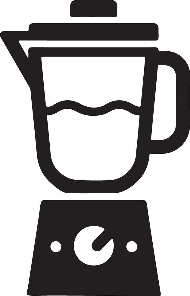 Versatile Blender Silhouette Image Options vector