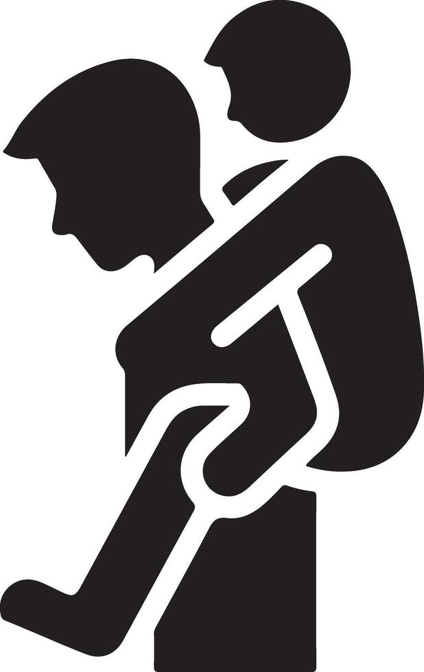 Stylish Brother Icon Graphics for Marketing vector