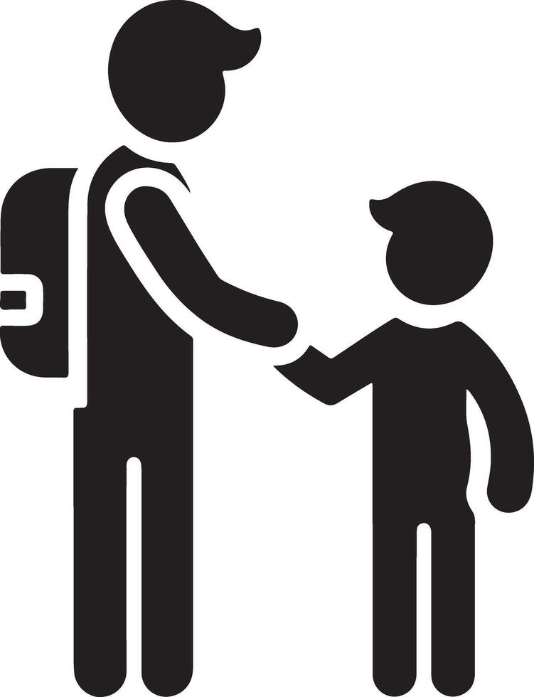 Professional Brother Icon Design for Digital Media vector
