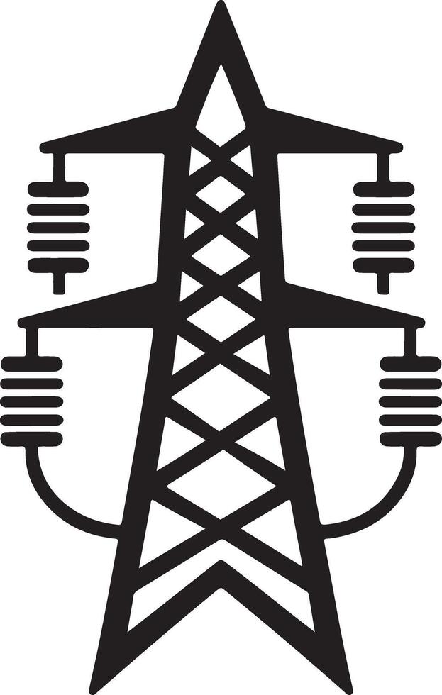 sin costura eléctrico pilón ilustración para márketing vector