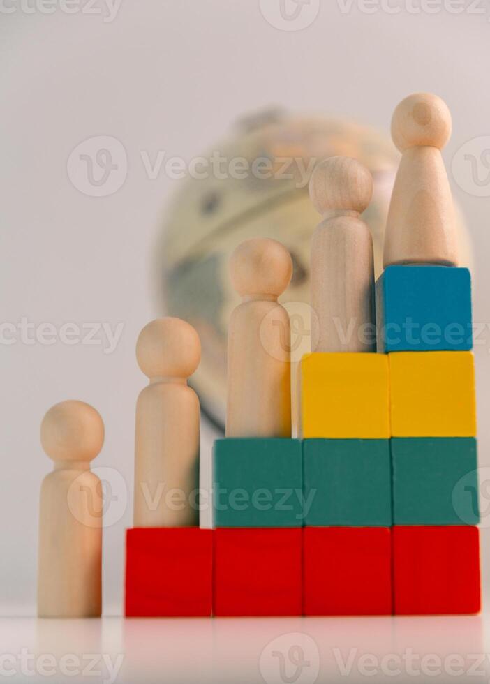 Effective leadership in business requires team to work together towards common idea, guiding them in different direction to achieve success and stand out from competition. power, professional. photo