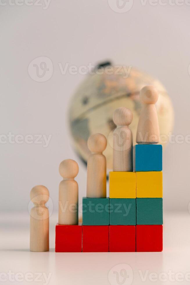 Effective leadership in business requires team to work together towards common idea, guiding them in different direction to achieve success and stand out from competition. power, professional. photo