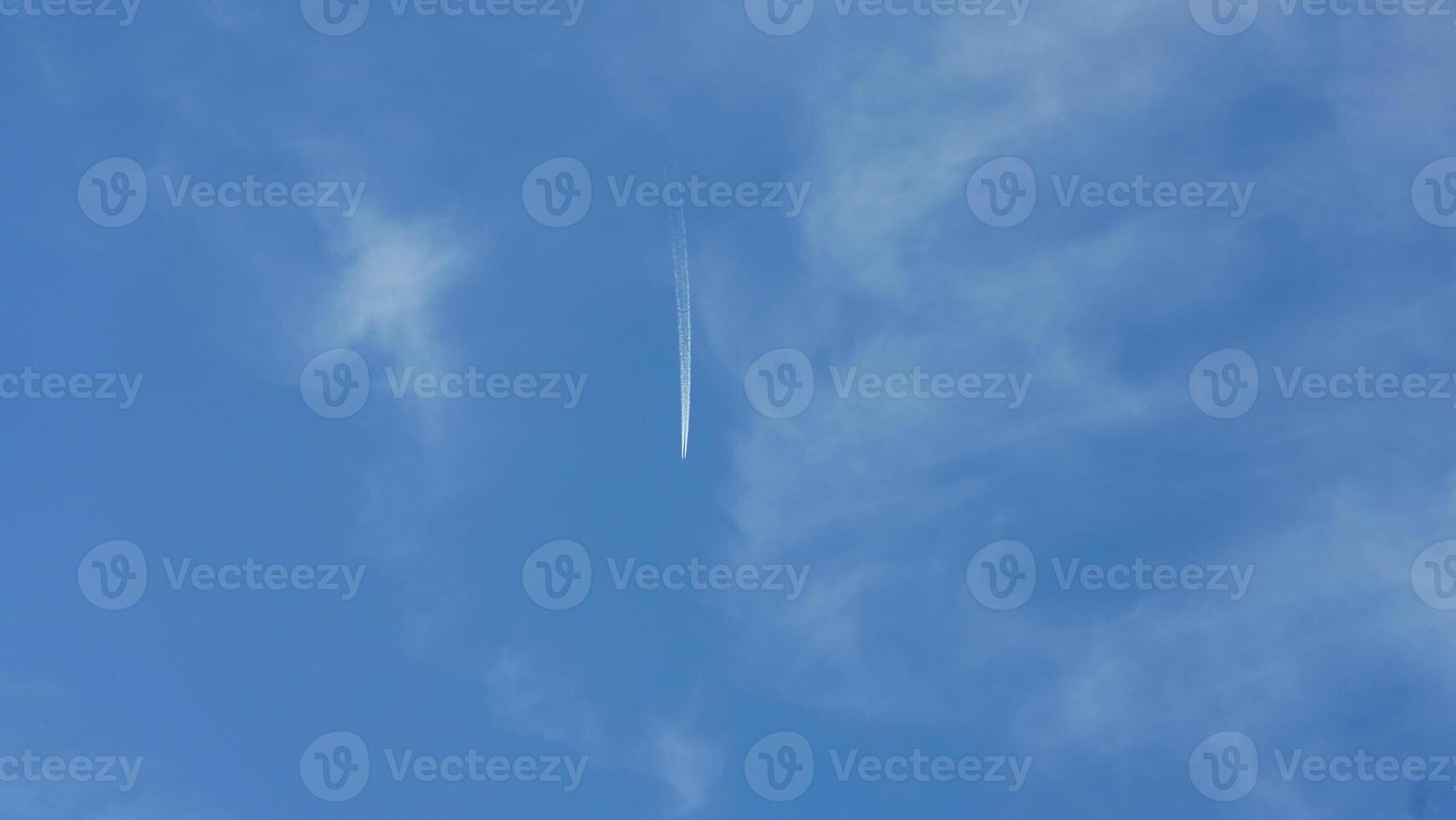 The birds flying in the blue sky freely photo