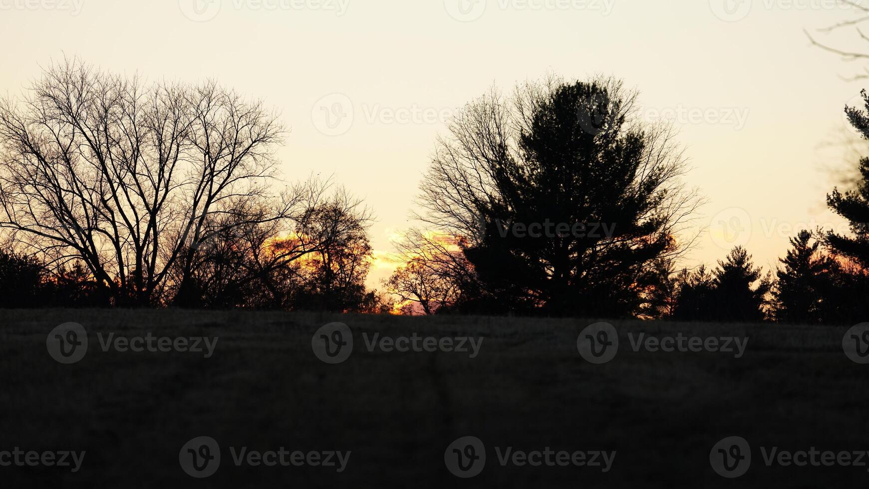 The beautiful sunset sky view with the colorful clouds as background photo