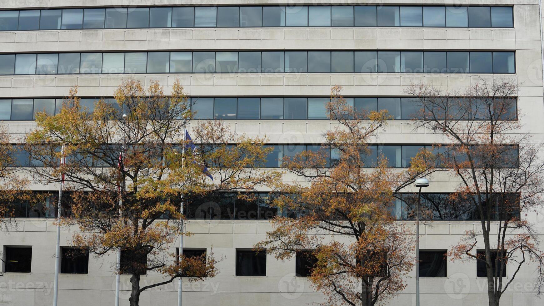 The beautiful Wshington DC city view in autumn photo