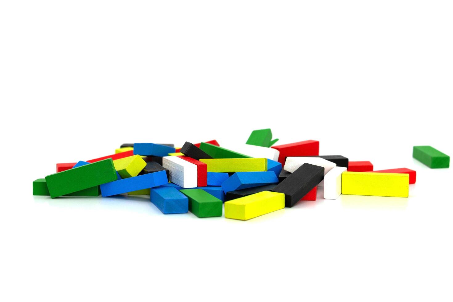 wood block for kid's learning activity photo