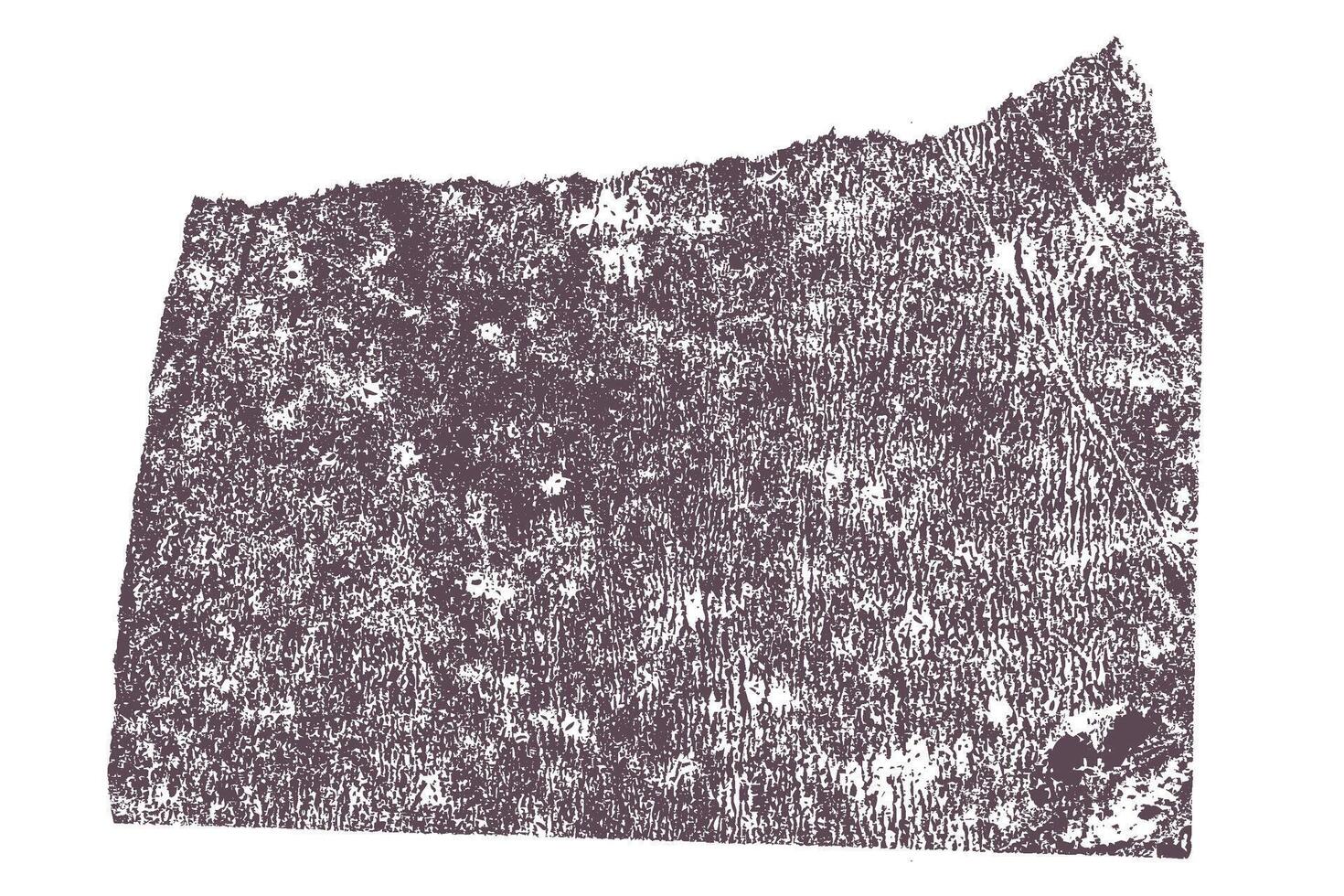 Black carboned texture overlay. Dust grainy texture on white background. Torn old paper with grain noise Grunge design elements Black scratches spots and stains. Fossil stone print illustration vector