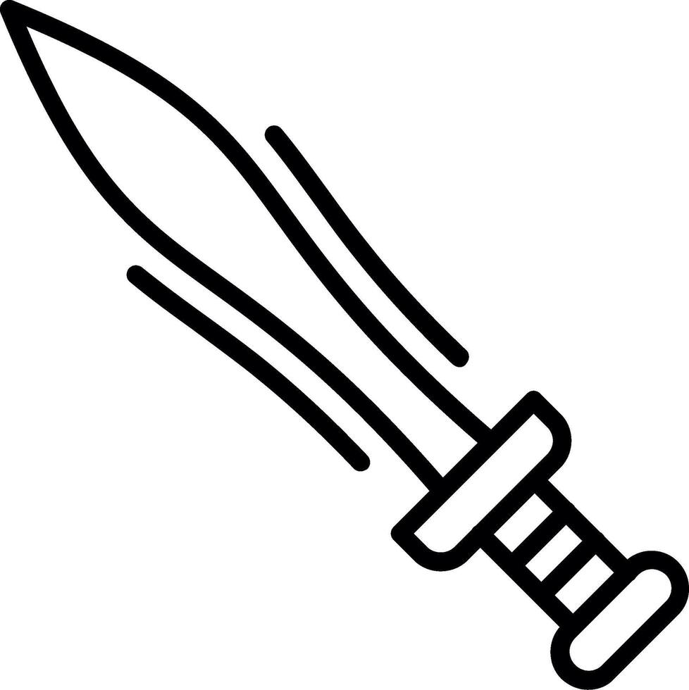 Weapons Line Icon Design vector