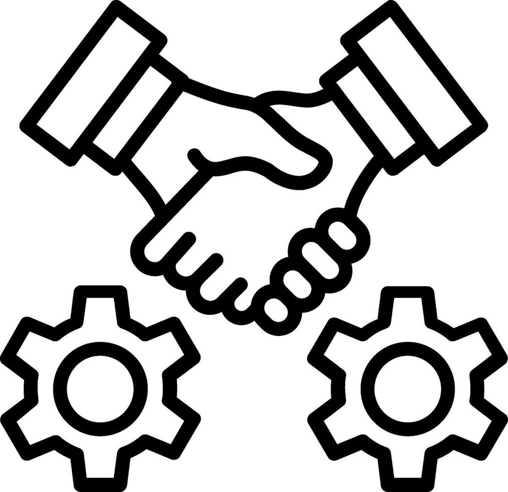 Relationship Line Icon Design vector