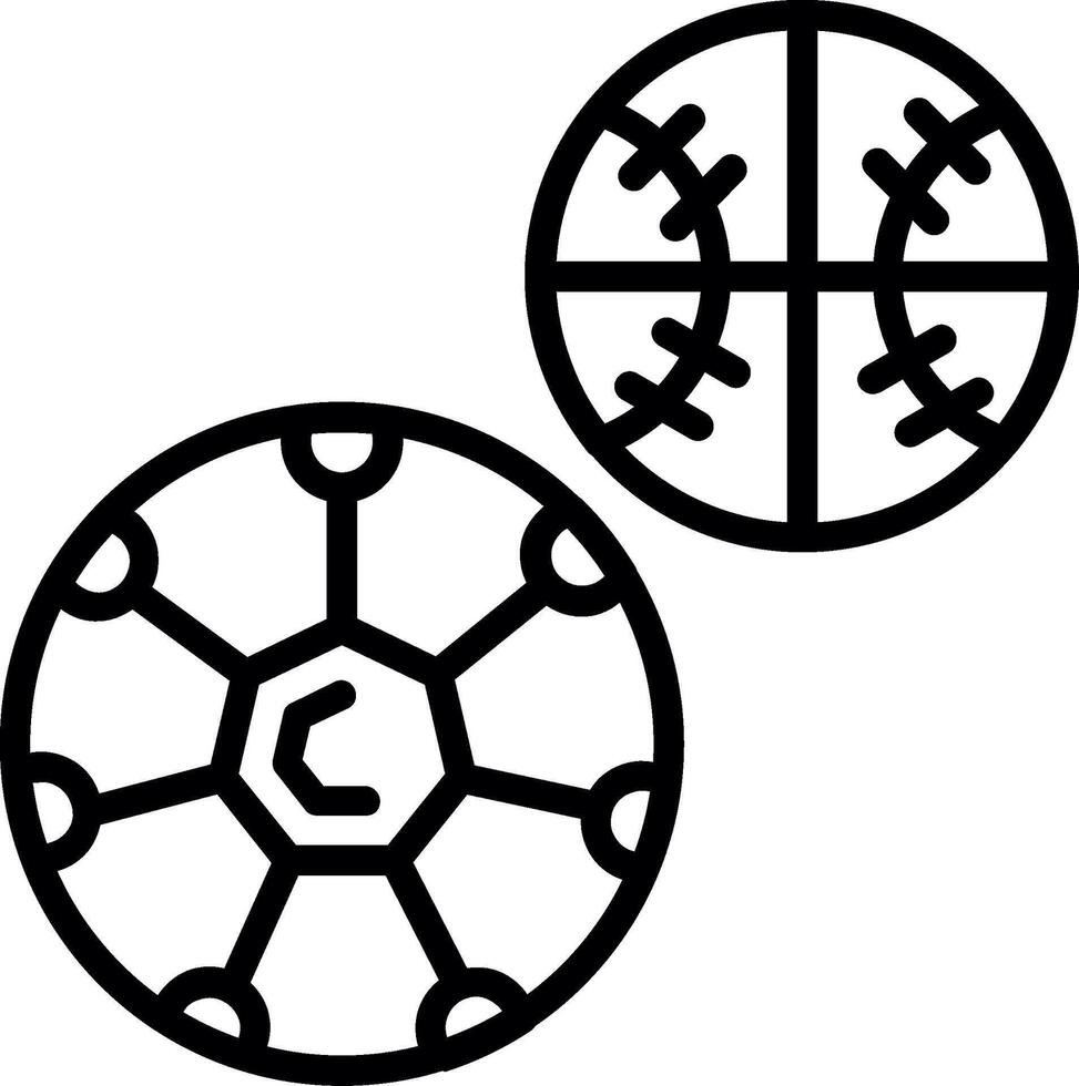 Sport Line Icon Design vector