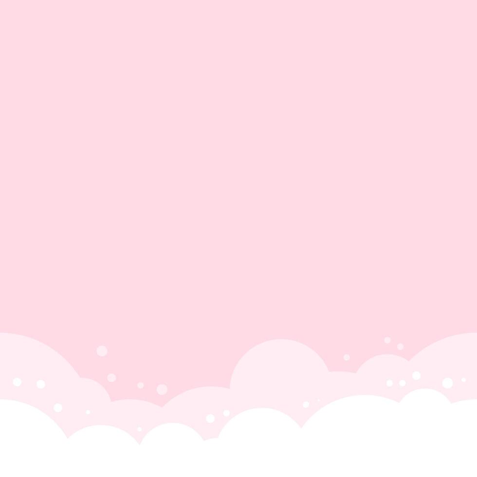 Seamless border of scattered translucent flour in two layers on a pink background vector