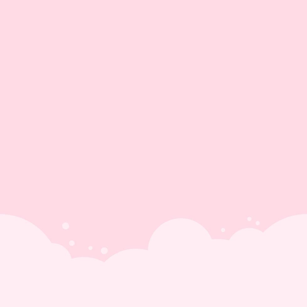 Seamless border of scattered translucent flour on a pink background vector