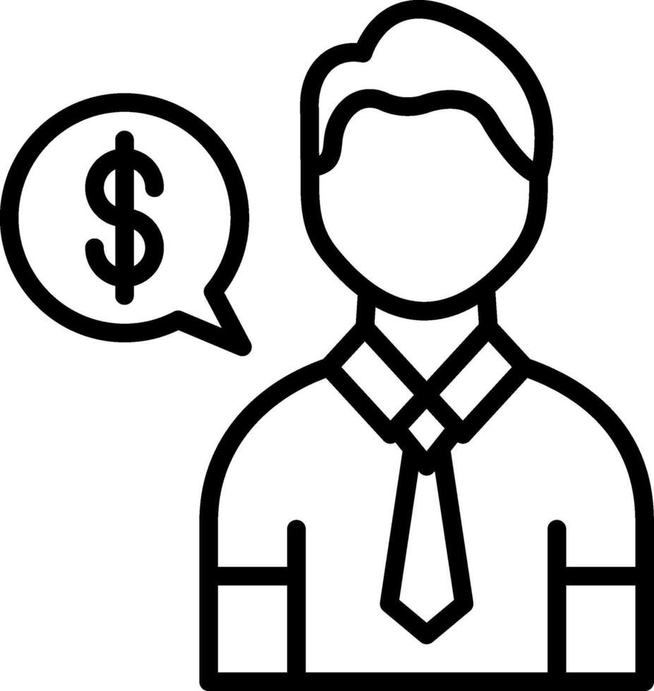 Payment Line Icon Design vector