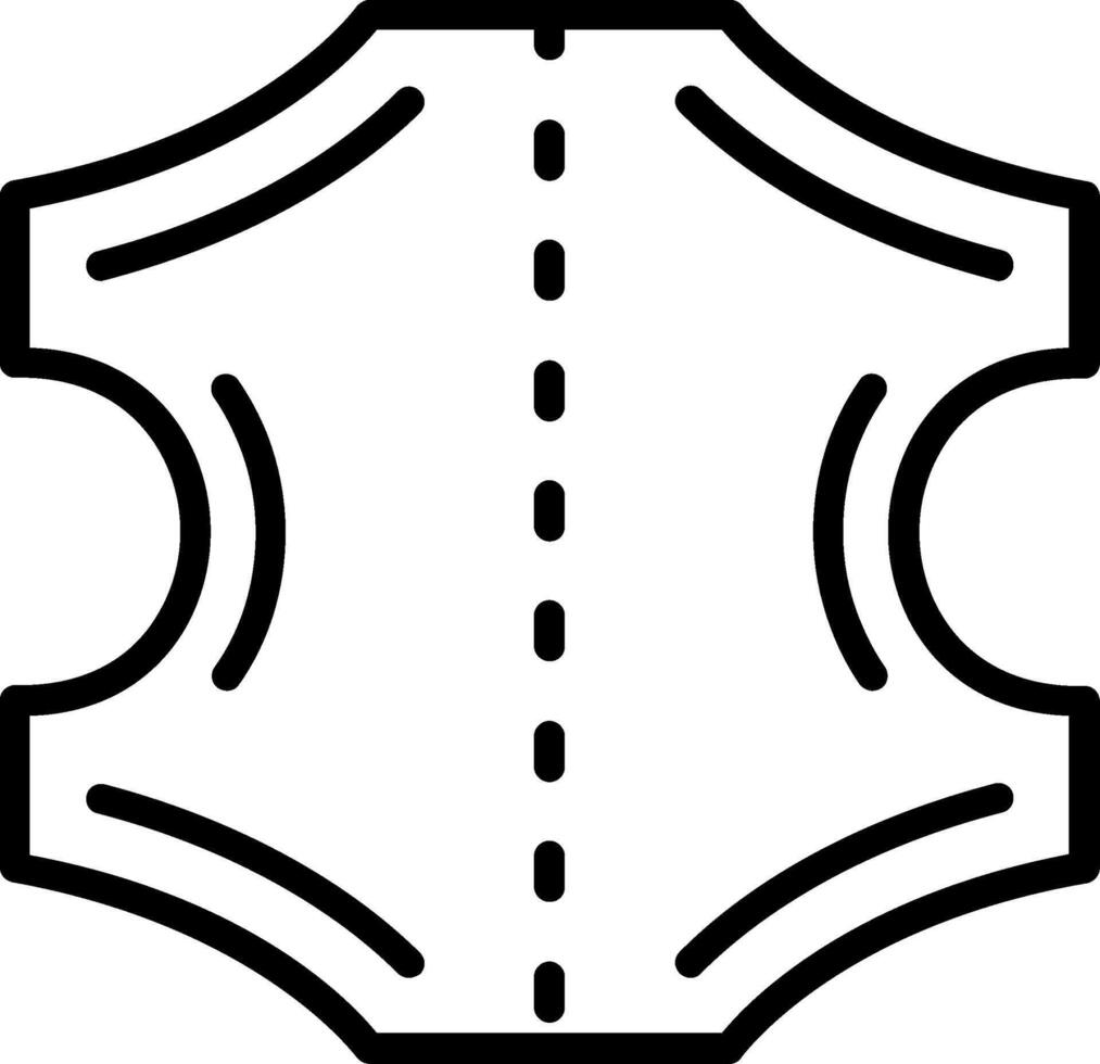 Leather Line Icon Design vector
