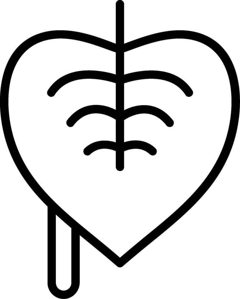 Etlingera Line Icon Design vector