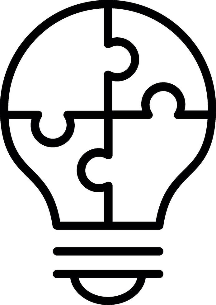 Ingenuity Line Icon Design vector