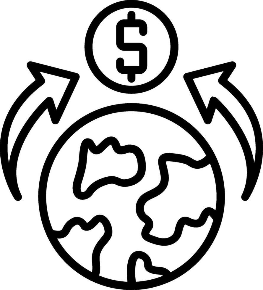 Synergy Line Icon Design vector