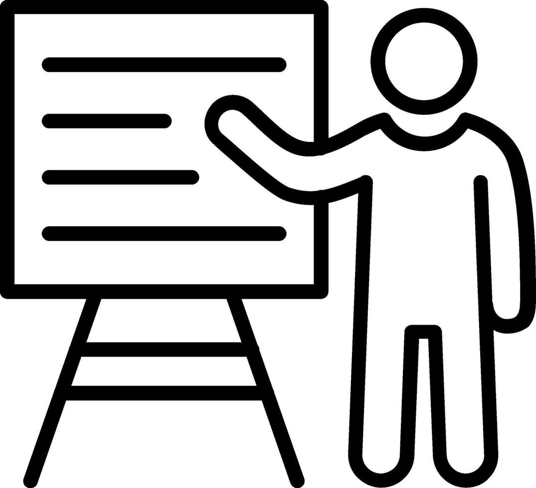 Working Line Icon Design vector