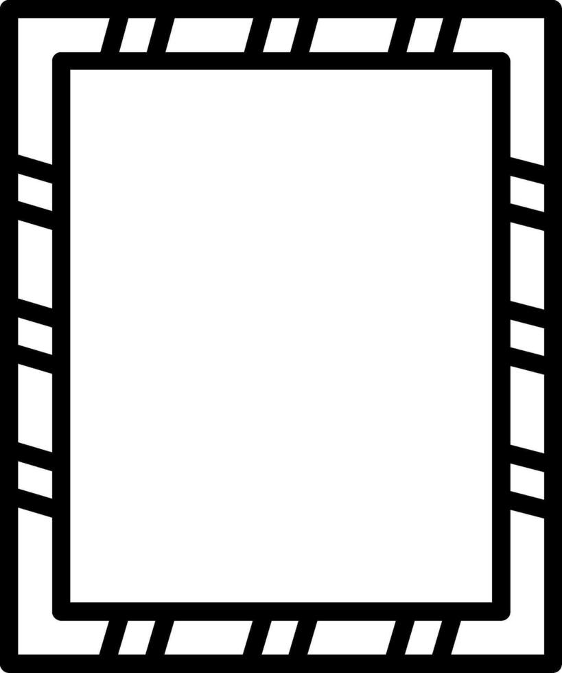 Frame Line Icon Design vector