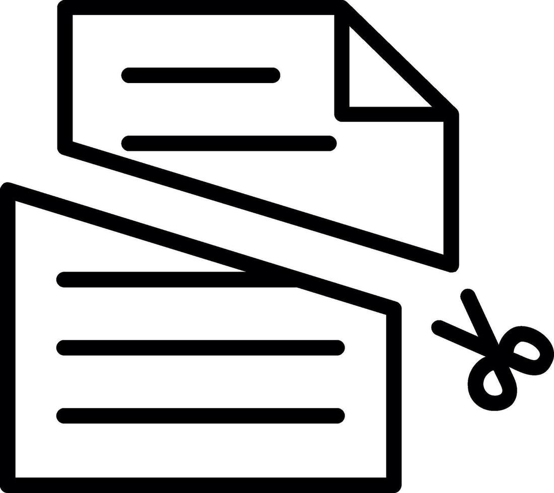 Contract Line Icon Design vector