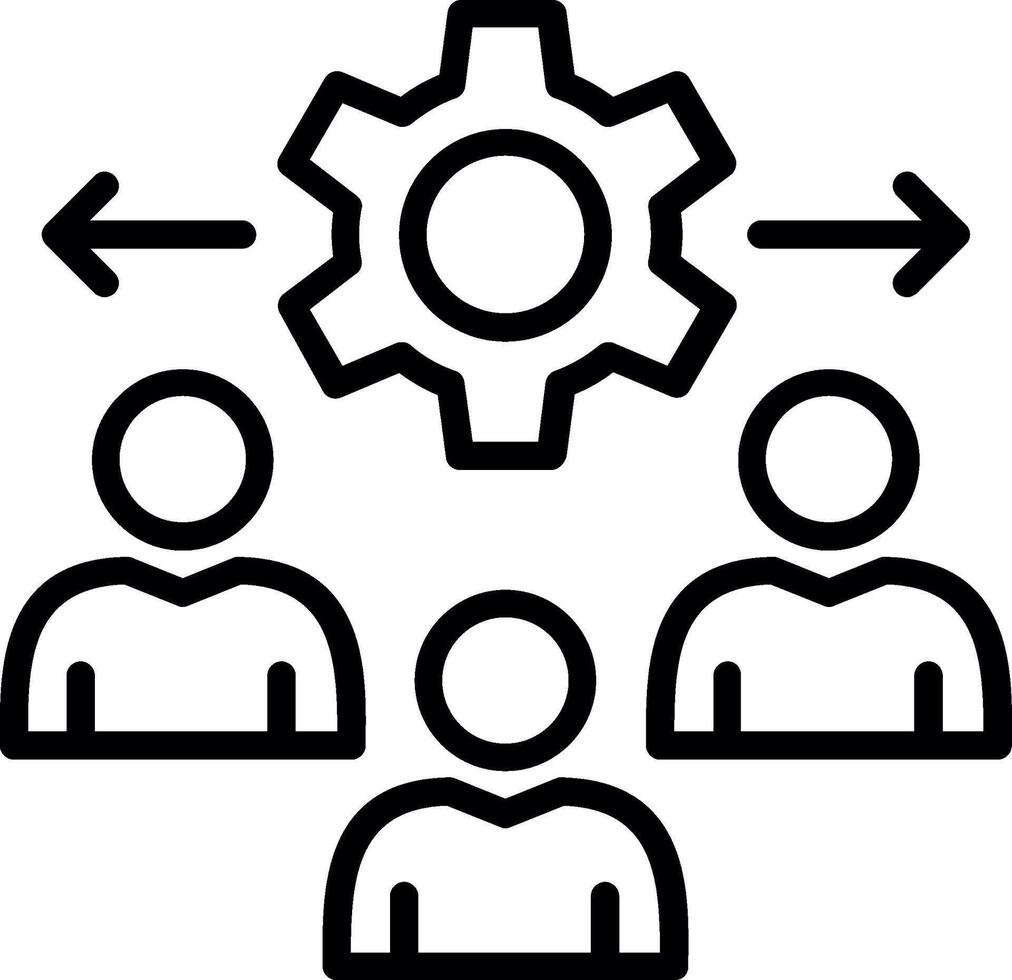 Customer Behavior Line Icon Design vector