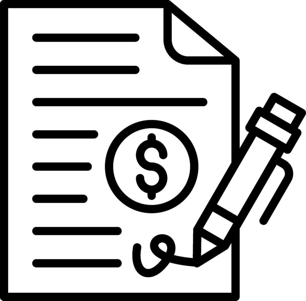 Business Agreement Line Icon Design vector