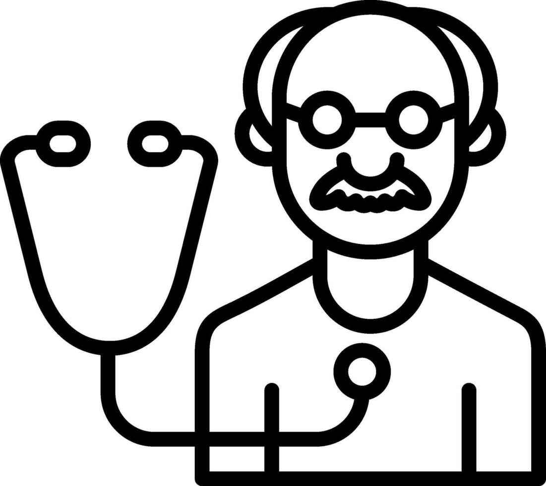 Checkup Line Icon Design vector