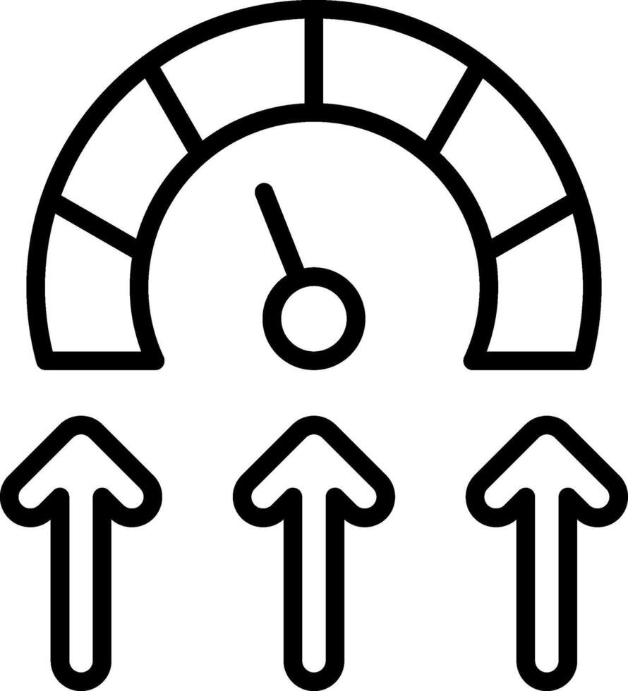 Potential Line Icon Design vector