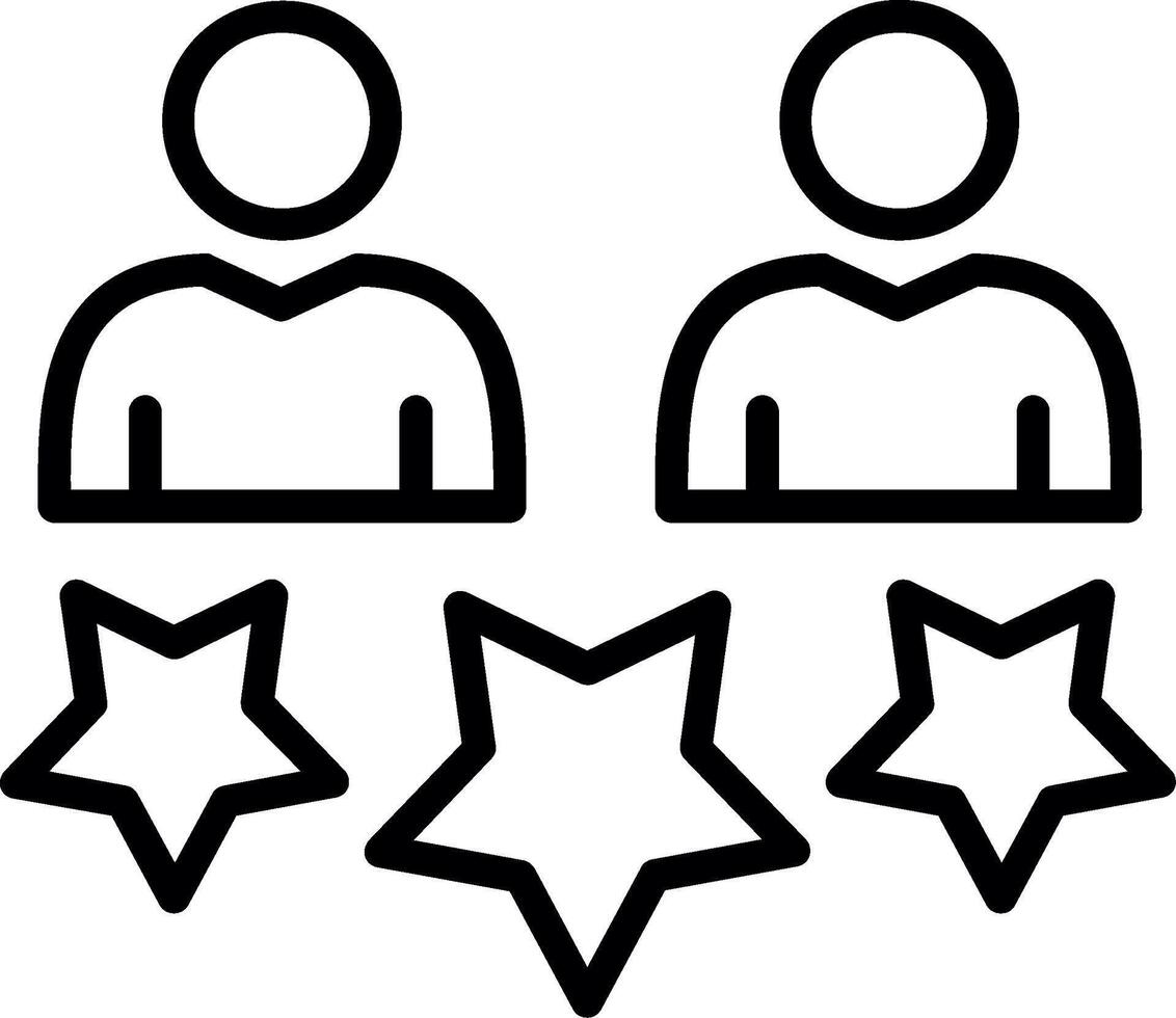 Customer Satisfaction Line Icon Design vector