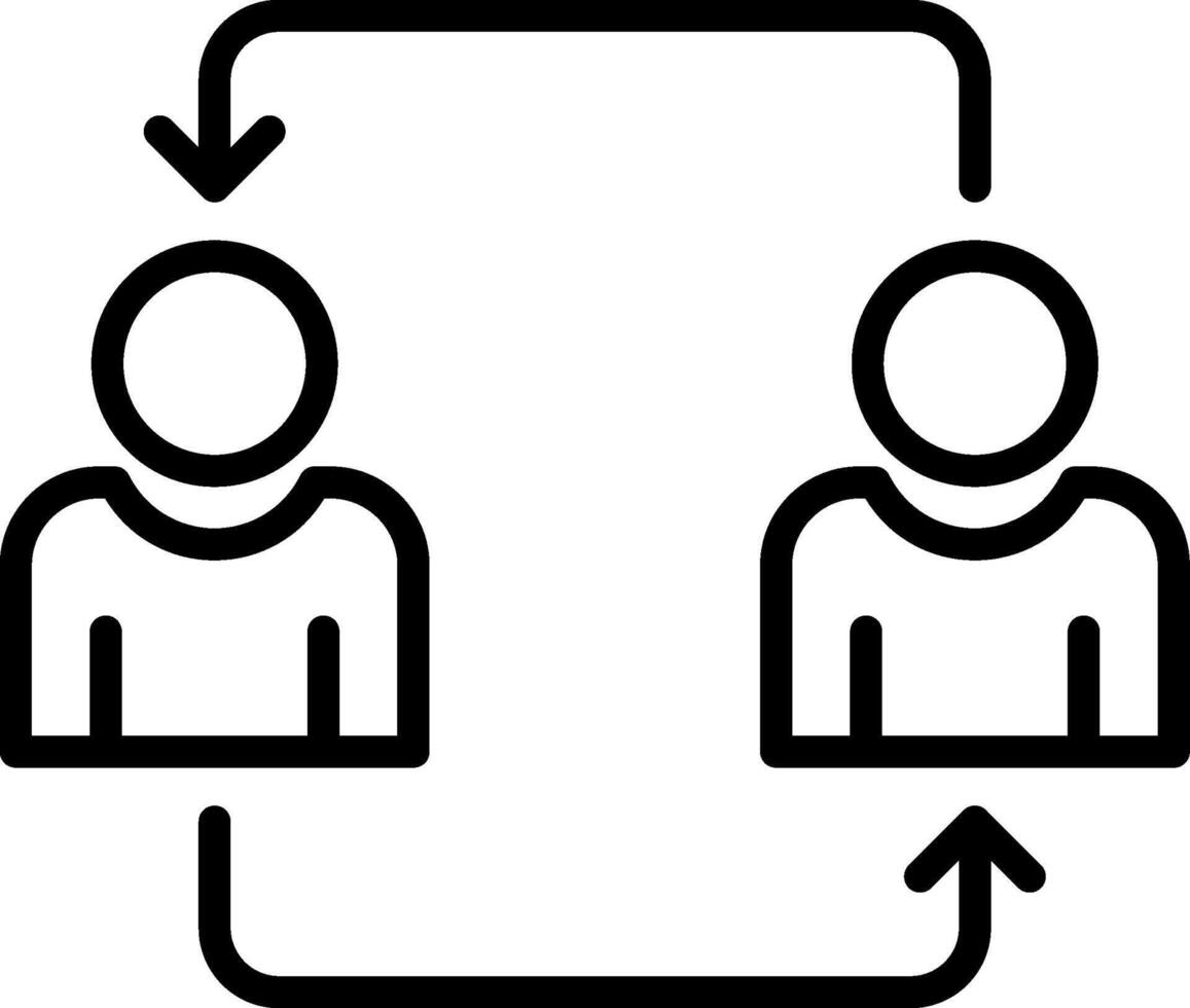 Engagement Line Icon Design vector