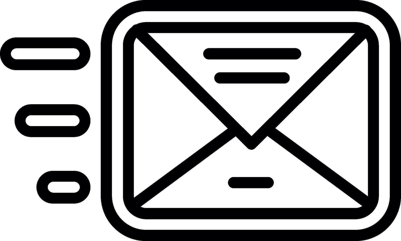 Mail Line Icon Design vector