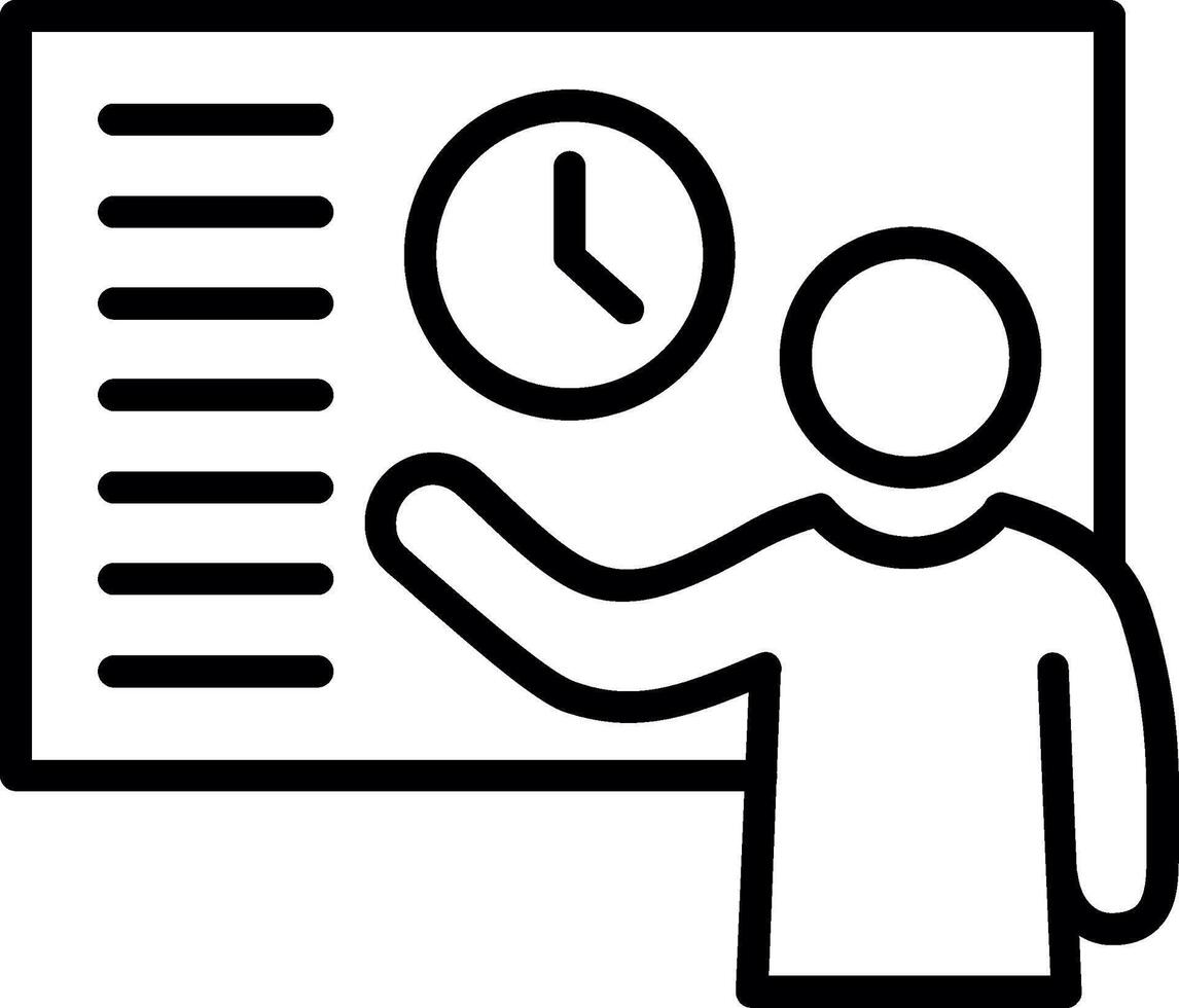 Time Line Icon Design vector