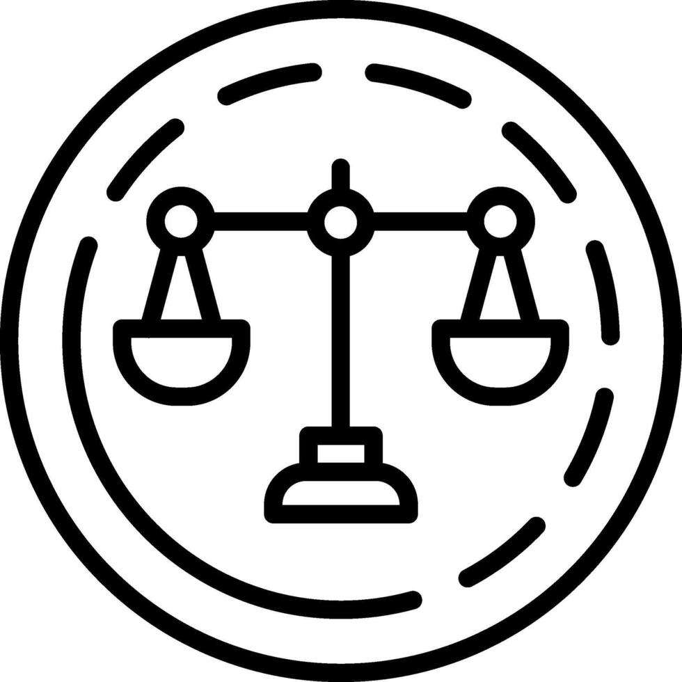 Integrity Line Icon Design vector