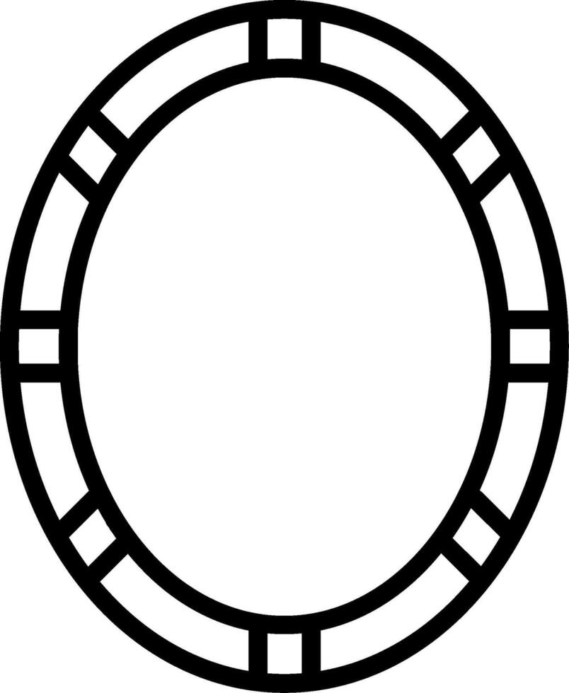 Frame Line Icon Design vector