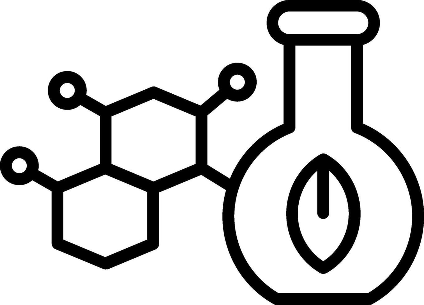 Biotechnology Line Icon Design vector